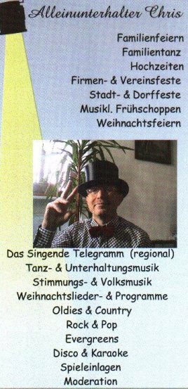 Alleinunterhalter Chris - Profilbild 2 Alleinunterhalter Chris - Profilbild 2