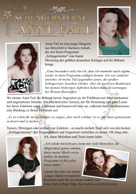 Schlagersterne mit Anne Farl - Profilbild 2 Schlagersterne mit Anne Farl - Profilbild 2