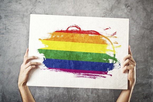 Die Regenbogenflagge steht für vielfalt und Diversity  (verweist auf: Am 3. Dezember ist Internationaler Tag der Menschen mit Behinderung)