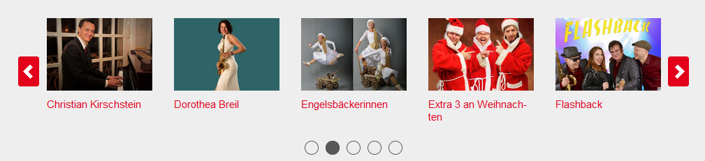 Screenshot Sedcard Karussell Screenshot Sedcard Karussell