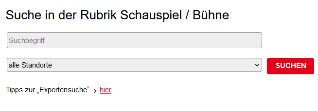 Screenshot Rubrik-Suche Screenshot Rubrik-Suche